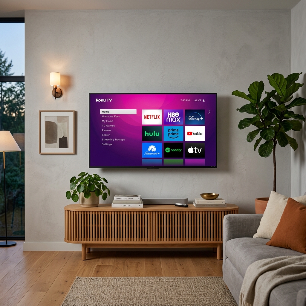 Smart TV 40 polegadas AOC Roku TV DLED Full HD 40S5045/78G Bivolt na Loja Parceira: Melhor Preço Histórico ou Cilada?